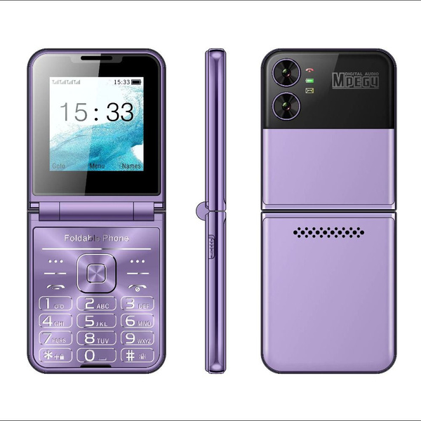 Мобильный телефон Русский-4 карты-новый флип-телефон F5-2G-модный ...