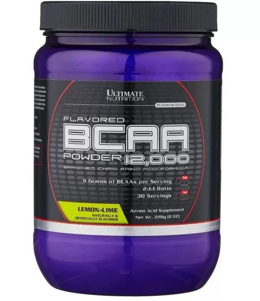 Ultimate Nutrition BCAA 12000 Powder, БЦАА в порошке, спортивное ...