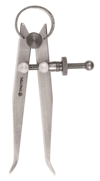 Циркуль разметочный с изогнутыми кончиками 106 мм Tactix 545155 ...