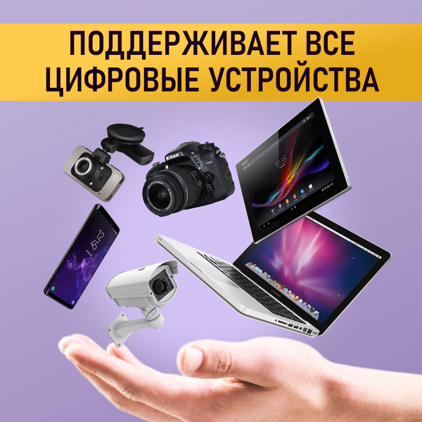 Карта памяти Kingston Canvas 64 gb microSD, сд карта 64, microSDHC 64 ...