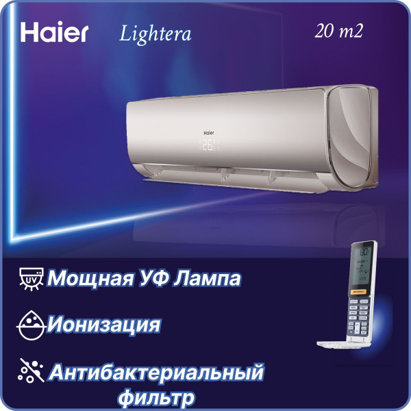 Настенная сплит-система Haier Lightera HSU-07HNF303/R2-G / HSU-07HUN403 ...