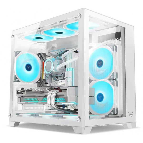 Компьютерный корпус mATX Formula Crystal Z5TG белый купить на OZON по ...