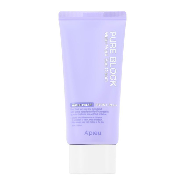 Крем для лица APIEU PURE BLOCK солнцезащитный SPF-50+ (водостойкий) 50 ...