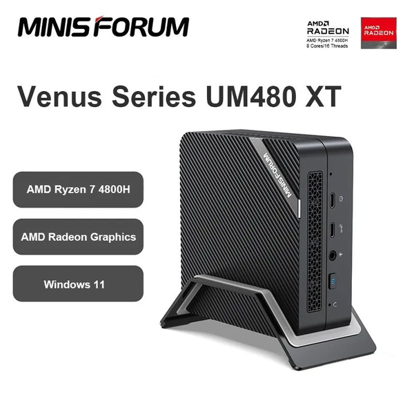 Характеристики MINISFORUM Мини-ПК UM480XT (AMD Ryzen 7 4800H, RAM 16 ГБ ...