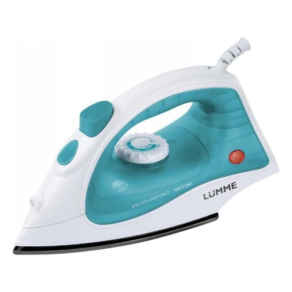 Утюг Lumme LU-1130 голубая бирюза Тефлоновое покрытие - купить по ...