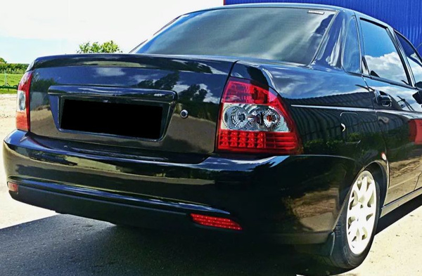 Бампер задний ЛАДА Приора 2 (LADA Priora 2 седан) ВАЗ 21704 КОСМОС-665 ...