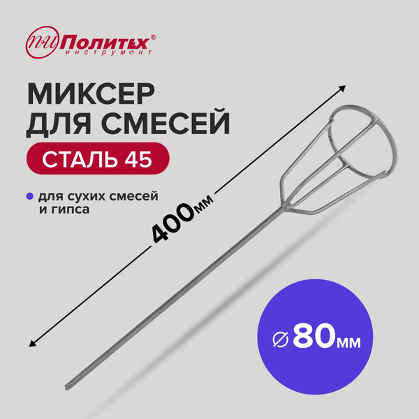 Насадка на миксер 6 мм 1090584 купить по выгодной цене в интернет ...