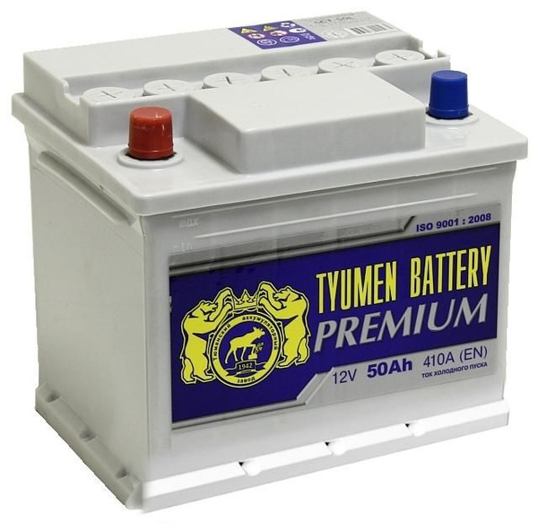 Аккумулятор автомобильный Tyumen Battery Тюмень PREMIUM 50 А.ч пп ...