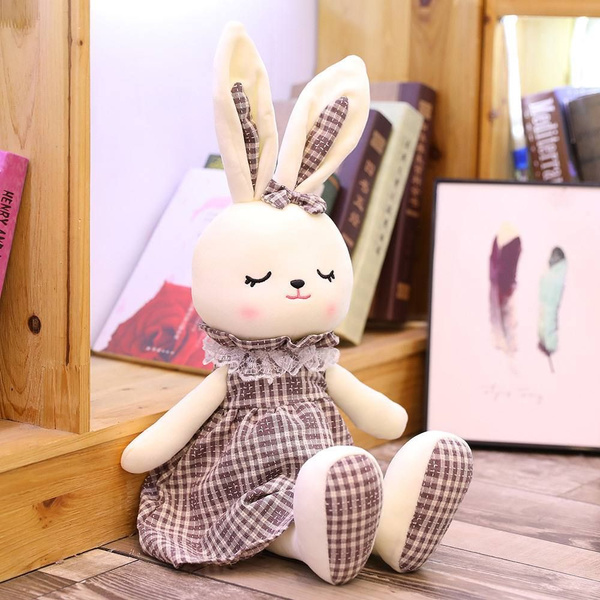 Мягкая игрушка Спящий Зайчик Ретро Angel Toys коричневый 75 см - купить ...
