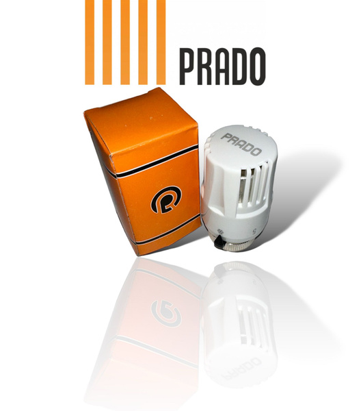 Термоголовка белая жидкостная PRADO для радиатора(Терморегулятор) YZ006 ...