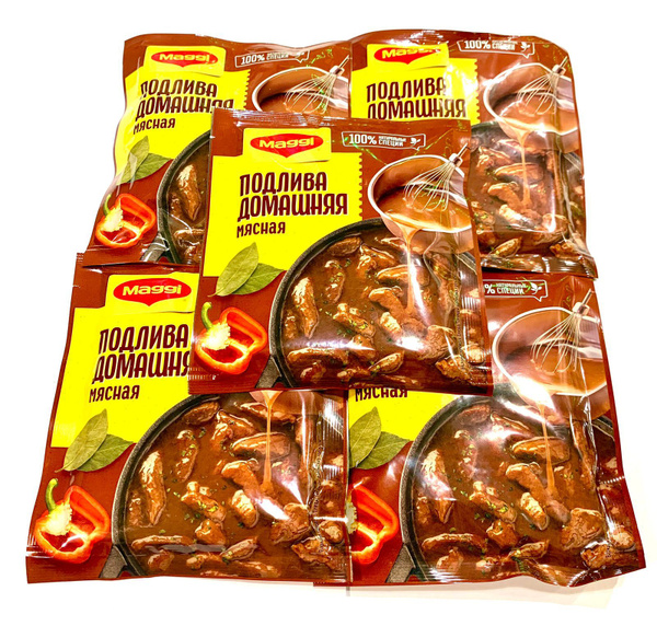 Maggi подлива домашняя мясная - 5 пачек по 90г ! - купить с доставкой ...
