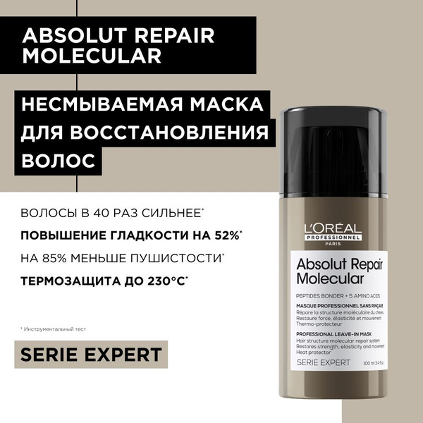 Absolut Repair Molecular Несмываемая маска для молекулярного ...