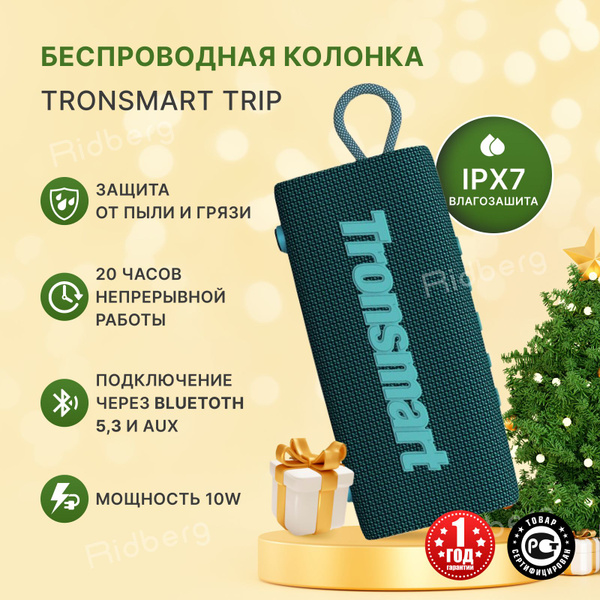 Беспроводная колонка Tronsmart Tronsmart_Trip10_ Ridberg - купить по ...