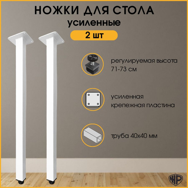 Ножки мебельные для стола металлические регулируемые опоры для стола 2 ...