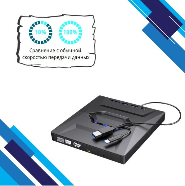 Считыватель TF-карт с двойным интерфейсом type-c+usb3.0 - купить с ...