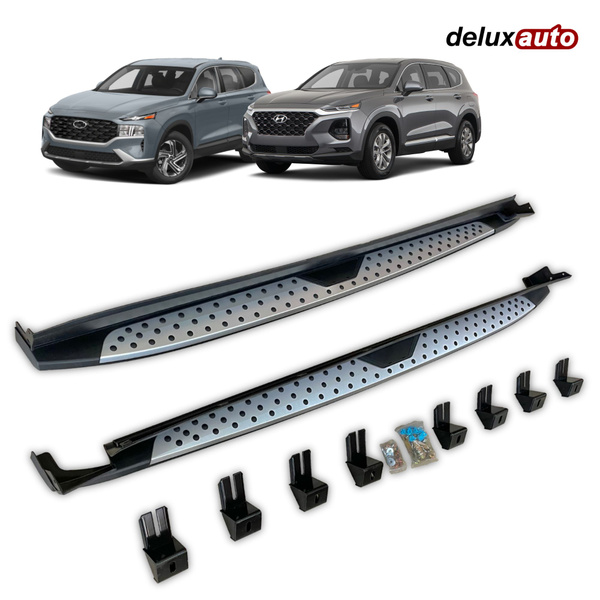 Пороги подножки для Хундай Санта Фе 4 поколение / Hyundai Santa Fe IV ...