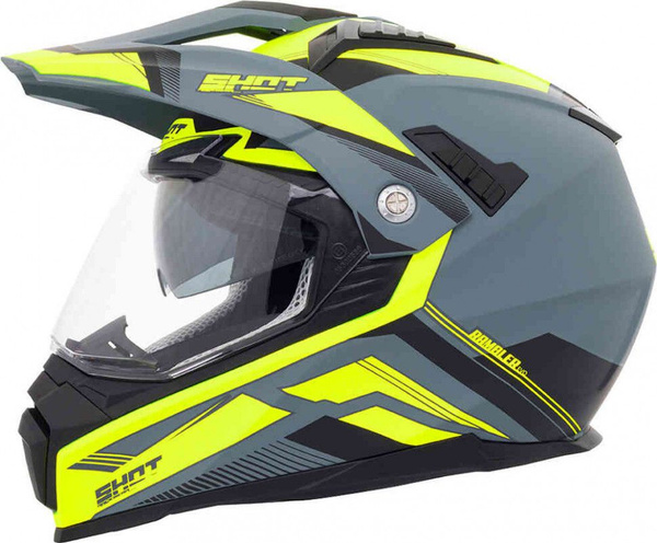 Мотошлем Shot Race Gear Шлем Shot Ranger желтый, серый - купить с ...