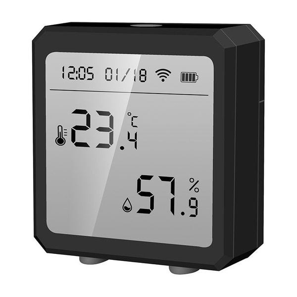 Умный Zigbee датчик температуры и влажности Tuya (с дисплеем), Smart ...