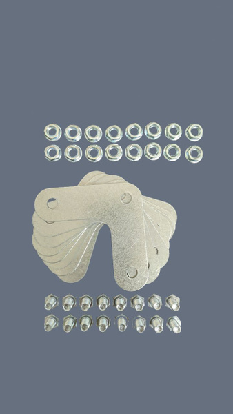 Стеллаж Уголок жесткости для металлического стеллажа (8 шт.), 7.3х7.3х0 ...