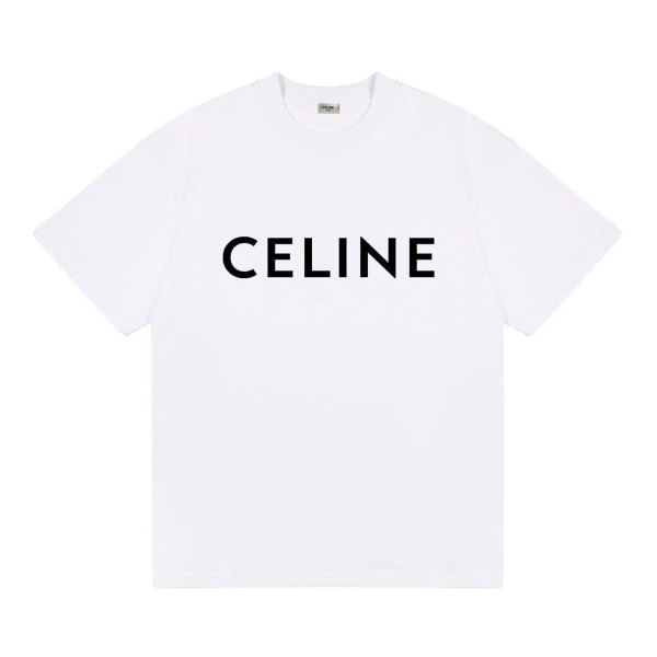 Футболка CELINE, размер 52, цвет белый, хлопок - купить по выгодной ...