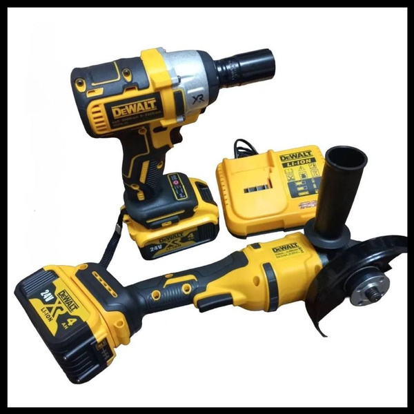 Набор Электроинструмента Dewalt 2В1 XR Болгарка DCG 414 , Гайковерт ...
