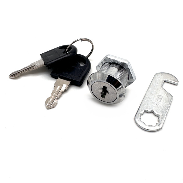 Замок для щита врезной 16мм, два ключа, ригель прямой с крючком ...
