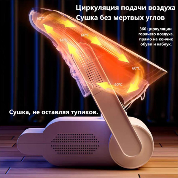 Сушилка-фен для обуви, носков, перчаток и рукавичек купить на OZON по ...