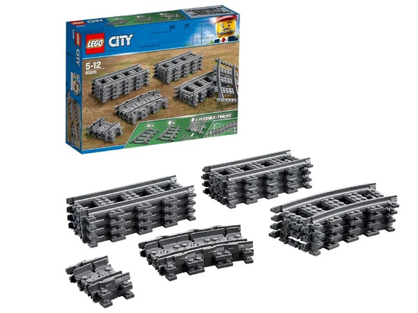 Конструктор LEGO City Trains 60205 Рельсы - купить с доставкой по ...