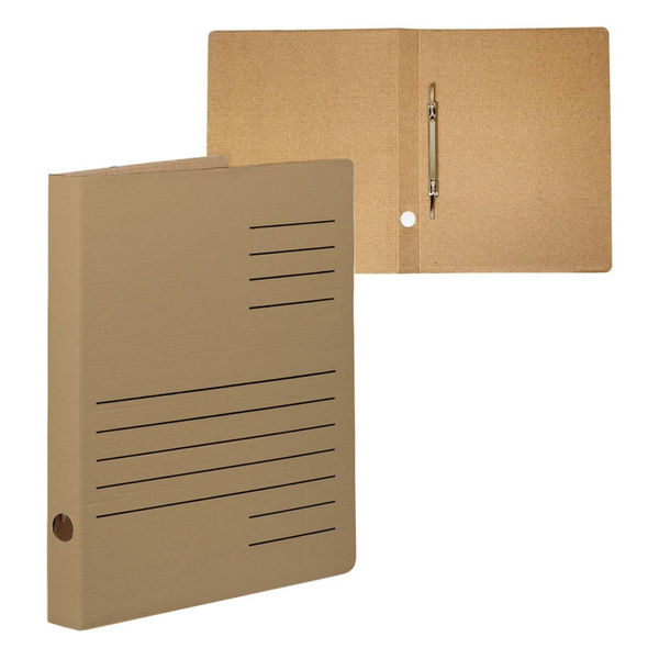 Скоросшиватель А4, Calligrata, микрогофрокартон, ширина корешка 30 мм ...