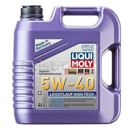 Масло моторное Liqui Moly 5W-40 НС-синтетическое - купить в интернет ...