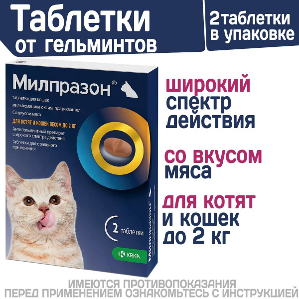 Милпразон отзывы для кошек