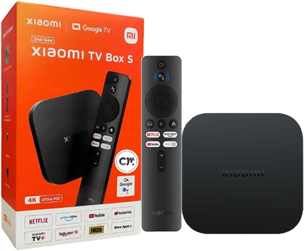 Медиаплеер Xiaomi Mi TV Box S, HDMI, черный, Android купить по низкой ...