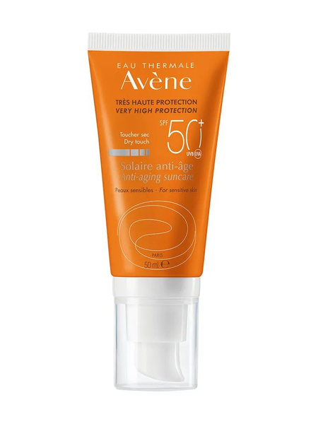 AVENE Солнцезащитный антивозрастной крем SPF50+, 50 мл - купить с ...