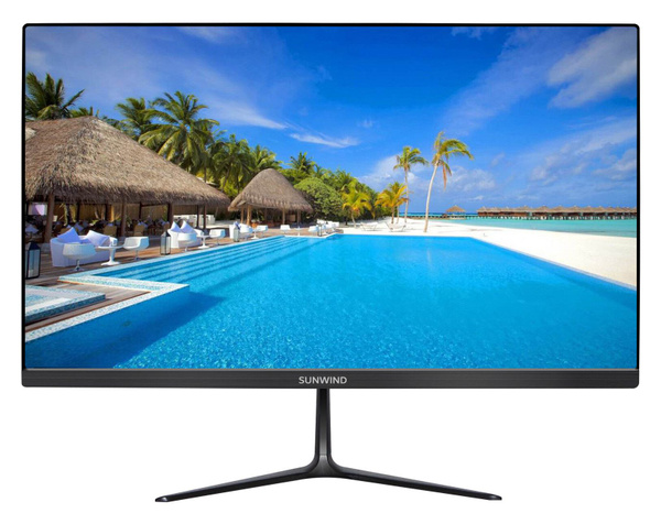 Монитор SUNWIND SUN-M22BA102 черный 21.5" - купить по выгодной цене в ...
