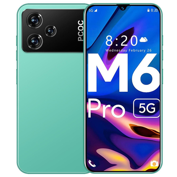 Смартфон M6 Pro 120fps ильных телефонов сверхвысокой четкости + быстрое ...