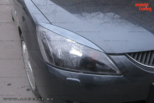 Реснички на фары узкие Mitsubishi Lancer 9 купить по низкой цене в ...