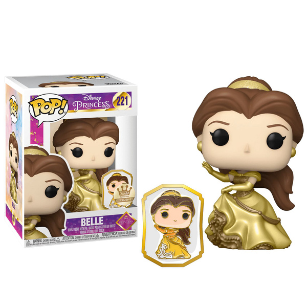 Фигурка Funko Pop! Belle Gold with Pin (Фанко Поп Белль в золотом со ...