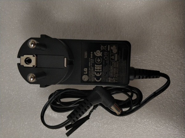 Блок питания для монитора LG 19V, 1.3A, 24W, 6.5x4.4мм с вилкой, ORG ...