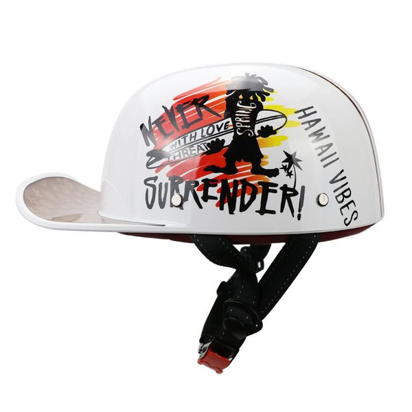 Мотошлем personalized baseball cap helmet12 белый - купить с доставкой ...