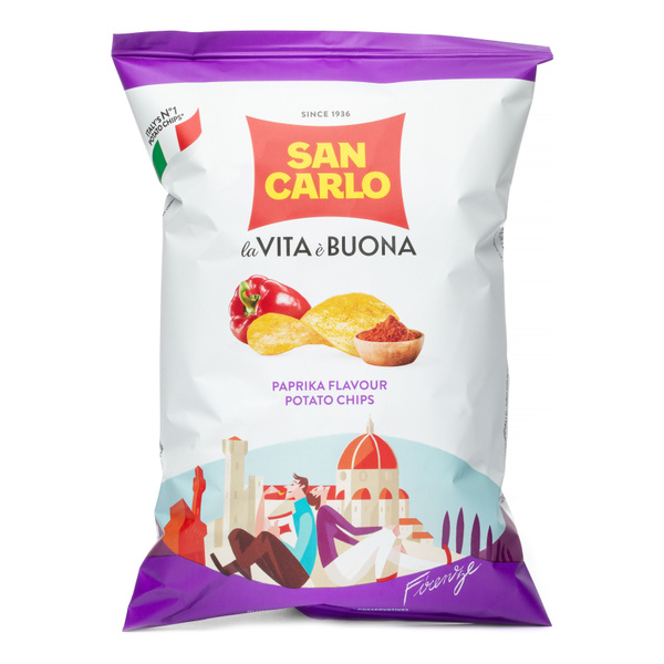 Чипсы картофельные San Carlo со вкусом паприки, 50г - купить с ...
