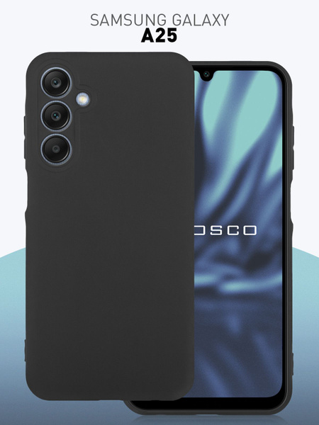 Чехол для Samsung Galaxy A25 (Самсунг Галакси А25), тонкий с матовым ...