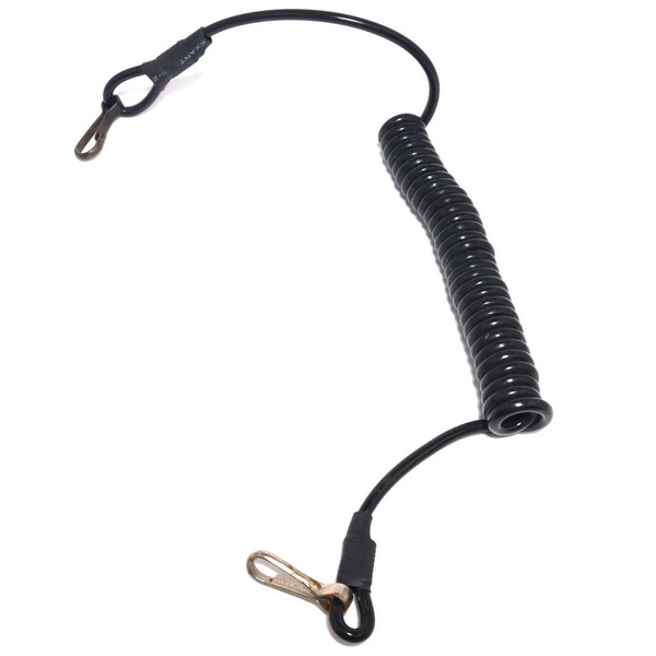 Шнур пистолетный (тренчик) стандартный карабин-карабин черный, S3032 ...