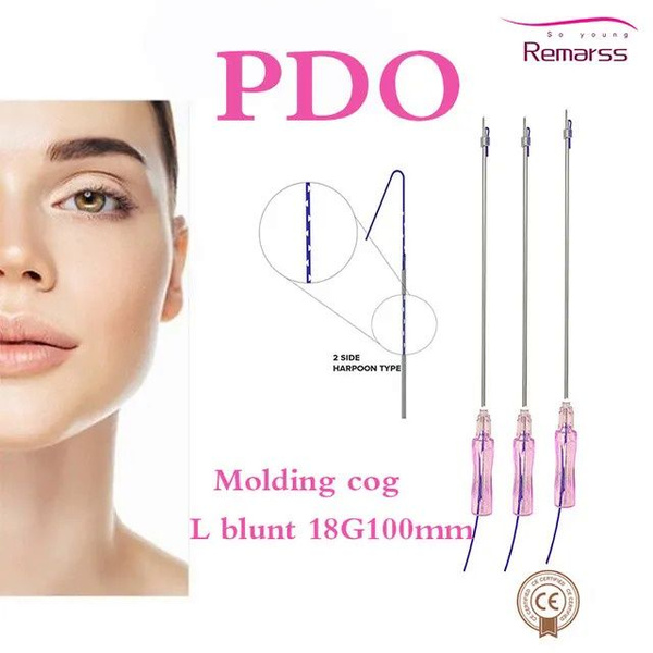 Шприц Мезонити в канюле Мезонити для косметологии (PDO mono/screw ...