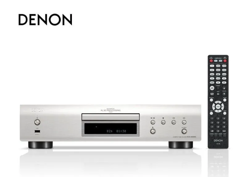 Проигрыватель компакт-дисков HIFI DENON DCD-900NE поддерживает воспроизведение по USB / декодирование DSD / серебристый