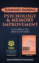 Summary Bundle. Psychology & Memory Improvement . Readtrepreneur Publishing: Includes Summary of Tribe & Summary of Unlimited Memory - Readtrepreneur Publishing