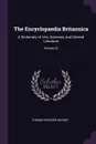 The Encyclopaedia Britannica. A Dictionary of Arts, Sciences, and General Literature; Volume 23 - Thomas Spencer Baynes