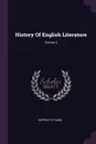 History Of English Literature; Volume 3 - Hippolyte Taine