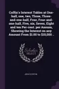 Coffin's Interest Tables at One-half, one, two, Three, Three-and-one-half, Four, Four-and-one-half, Five, six, Seven, Eight and ten Per-cent. per Annum, Showing the Interest on any Amount From .1.00 to .10,000 .. - John E Coffin