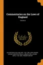 Commentaries on the Laws of England; Volume 4 - William Blackstone, John Adams