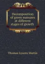 Decomposition of green manures at different stages of growth  - Thomas Lysons Martin